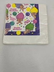 16 unused paper napkins 6.75