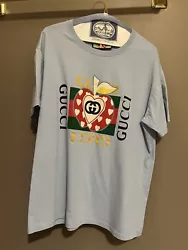 Womens Gucci Les Pommes T-shirt. Size S . Run a bit oversize Wore once . Dry cleaned . Authenticity 100%Retail without...