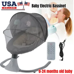 Item Type: Baby Electric Bassinet. Feature: 1. Ergonomic belt, with reinforced cotton inside, fits comfortably and does...