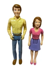 Fisher Price Loving Family Mom & Dad Dolls Figures.