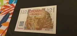 Billet de 50 Francs Le verrier 1947.