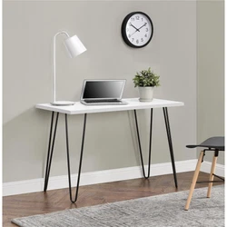 Make the most of this piece’s versatility by using it as a desk, vanity or console table in the office, den, or...