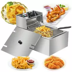 MAX Power: 2500W. Easy to operate and clean. It is great for cooking French Fries, onion rings, egg rolls, fried...