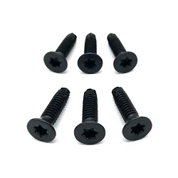 Replaces Mopar 6036593AA. 6 New Grade 5 black Torx screws for mounting the side mirrors to the upper door hinges on...