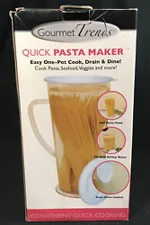 Easy way to make pasta without boiling things over.