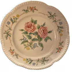 Johnson Bros Garden Party Plate Pink Flowers Floral 10.5” (1 Plate). I had it on the wall and it look very shabby...