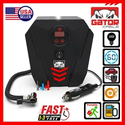 The air flow rate of our tire inflator can reach 25L/mins to fully inflate a tire in 3-5 minutes. EASY TO USE: Plug the...