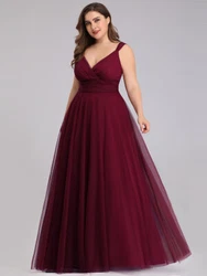 Embrace your inner fairy princess with this enchanting tulle bridesmaid dress! The long flowing tulle material adds to...