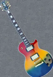 It has Mahogany Guitar body and Neck, Rosewood Fretboard, Maple top ,Nickel strings and bone nut,Stainless steel and...