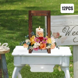 The simple lines and rustic wood color make this product simple and beautiful, making it an ideal centerpiece for your...