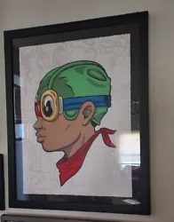 2015 Hebru Brantley Signed Print Beyond Kirby. New, not framed. Purchase from vertical gallery in 2015 .