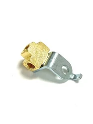 3-Way Female Brake Line Tee For 3/16 Inch Tube With Mounting Bracket For Inverted Flare Fittings, All 3/8
