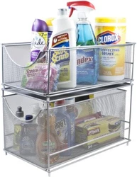 Are you tired of digging through cabinet clutter to find one simple item?. The attractive 2-level design makes it...