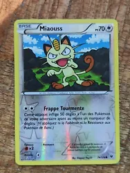 Miaouss Reverse HOLO Impact des Destins -74/124-Carte Pokemon Neuve Française.