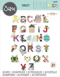 This adorable Christmas Alphabet set by Jennifer Ogborn is perfect for the festive season. Featuring a decorative icon...