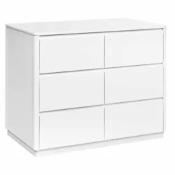 Modern, fresh, and sophisticated! The Bento 6-Drawer Assembled Dresser is designed with hidden drawer pulls, softly...