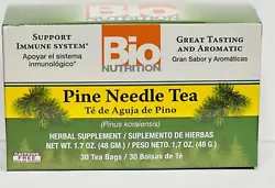 Bio Nutrition selects from the finest Korean Pine Needles for the production of this healthful tea. Pine needles have...