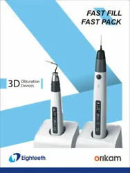 •Motorized handpiece precludes voids and makes obturation homogenous, predictable, and accurate, eliminates hand...