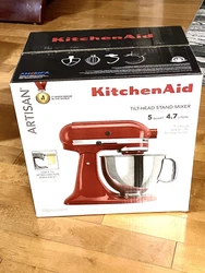 New - KitchenAid Artisan Series 5 Quart Tilt-Head Stand Mixer - Red - Sealed. I ship fast! Thank you for shopping!