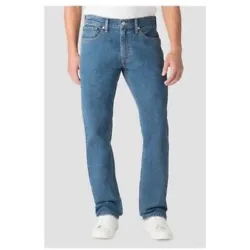 DENIZEN® from Levis® Mens 285 Relaxed Fit Jeans are a great mix of style and comfort. Theyre made from premium denim...