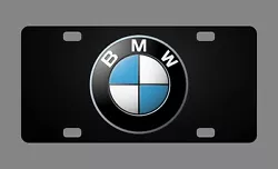 Bmw Logo Emblem Printed with Solid Black Background.
