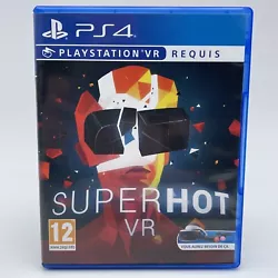 SUPERHOT VR sur Playstation 4 PS4 - CASQUE VR REQUIS - Version FR - Complet.