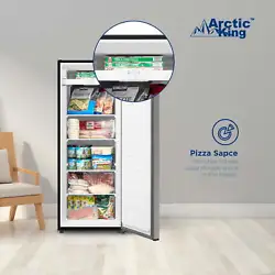 Arctic King 7.0CF Upright Freezer in Stainless Steel. The stainless steel finish not only adds a touch of elegance to...