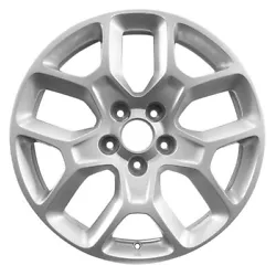 This wheel has 5 lug holes and a bolt pattern of 110mm. The offset of this rim is 40mm. The corresponding OEM part...