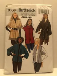 Pattern Number: B5394. Pattern Style: MISSES CARDIGANS. Pattern cannot have been opened, cut, unfolded, or used....