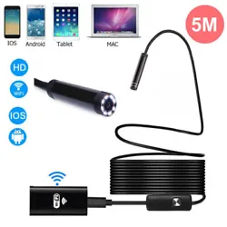 Newest Endoscope: The WIFI Endoscope can support all Smart Android phones and iPhones and IPad Pro. As to WiFi...
