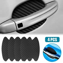 3d carbon fiber texture vinyl stickers. Material：Carbon Fiber Vinyl. Motor Accessories. 4 x Car Door Handle Stickers....