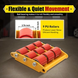 Description Machinery mover is one of the necessities for moving heavy loads. It is made of selected high-quality...
