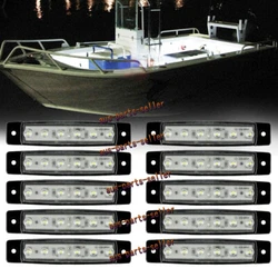 10 x Marine White LED Courtesy Lights. LED Quantity: 6 LED Pieces. Quantity: 10 pieces. Light Color: White. We would...