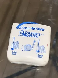 blue cross blue shield Golf Ball Retriever The Golfers Gopher Vintage rare. Cool little piece of golf history, please...
