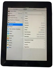Apple iPad 1st Gen. 64GB, Wi-Fi, 9.7in - *includes Logitech BT keyboard & Belkin folio*. From a non-smoking, no pets...