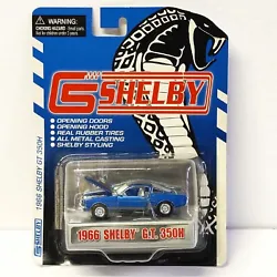 Shelby Collectibles 1966 Ford Mustang Shelby GT350H Hurst Edition 1:64 Scale Diecast Model Car.  Item ships using USPS...