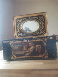 Ancienne Boîte À Bijoux. Il manque le clé