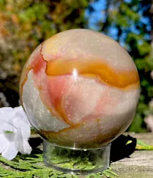 This is said to be a nurturing stone that gently calms, centers and grounds us, as well as clears energy blockages...