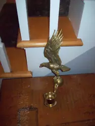 Brass E pluribus Unum Eagle Wall Sconce. Great Collectible.THIS IS ONE OF THE NICEST , APPEALING WALL SCONCES ONE WILL...