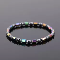 Healing Jewelry: anxiety and stress relieving anklet. Crystal brings positive energy to your daily life. Materials:...