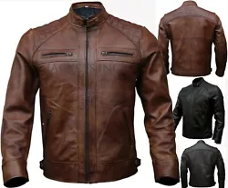 PURE GENUINE LEATHER (EXCELLENT QUALITY). Material: 100% LAMB SKIN leather. Colour :BLACK & BROWN. ARM LENGTH (Sleeve)....