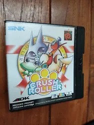 Jeu SNK Neo Geo Pocket color Crush Roller  complet : boîte, jeux, boîte du jeu, jaquette, notice français et...