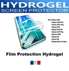 Film de protection Hydrogel. avec Lingettes ainsi que les accessoires pour la mise en place du film Hydrogel. video...