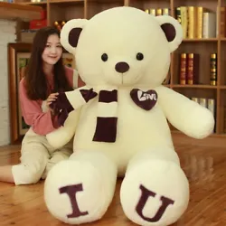 Height: 100cm. If not we will send the teddy in the main picture. Animal Category: Bear. Plush classification: cloth....