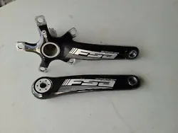 FSA Gossamer BB30 Double Cranks Black 172.5mm 110 BCD 5-Bolt. Nice used crank arms, solid pieces with some light pedal...