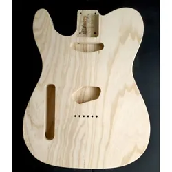 CORPS en FRENE gaucher (US) remplacement pour guitare TELECASTERCorps de remplacement Licencié Fender pour Telecaster...