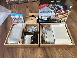 Nintendo Wii U full setup. Full working unit. Has console, handheld, nunchuk, remote, sensor bar, console stand, power...