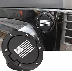 Features:     Material:aluminum & ABS materiral Black U.S. Flag finish enhancing your trucks appearance and style....