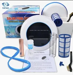 Enjoy crystal clear water in your in-ground pool all summer long with this solar pool ionizer kit. Say goodbye to harsh...