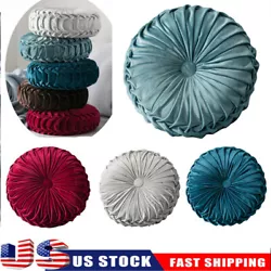 Polyester(PP Cotton) Filling and Velvet fabric cover makes this round cushion soft and gives it an attractive sheen....